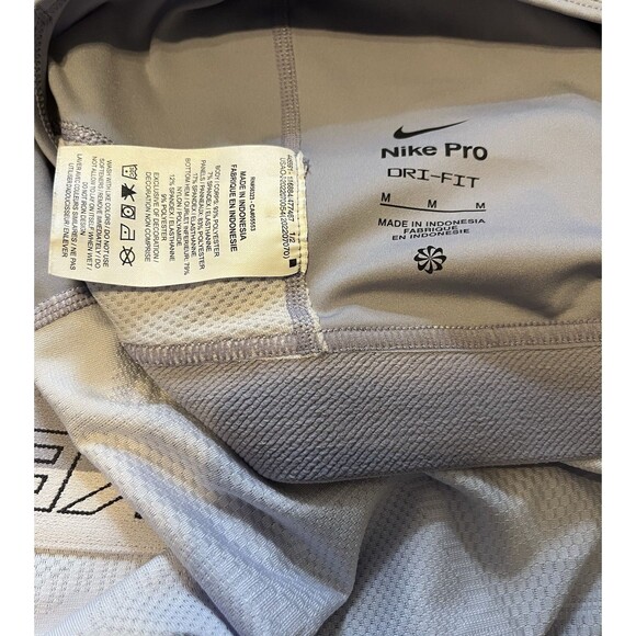 NWT Nike PRO Dri-FIT Cropped Training Top Indigo Haze Purple Women’s Size M - Picture 6 of 6